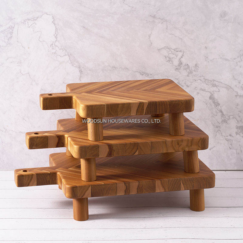 Woodsun Serving Plate Serving Tray Decorate Kitchen Tray Serving With Leg