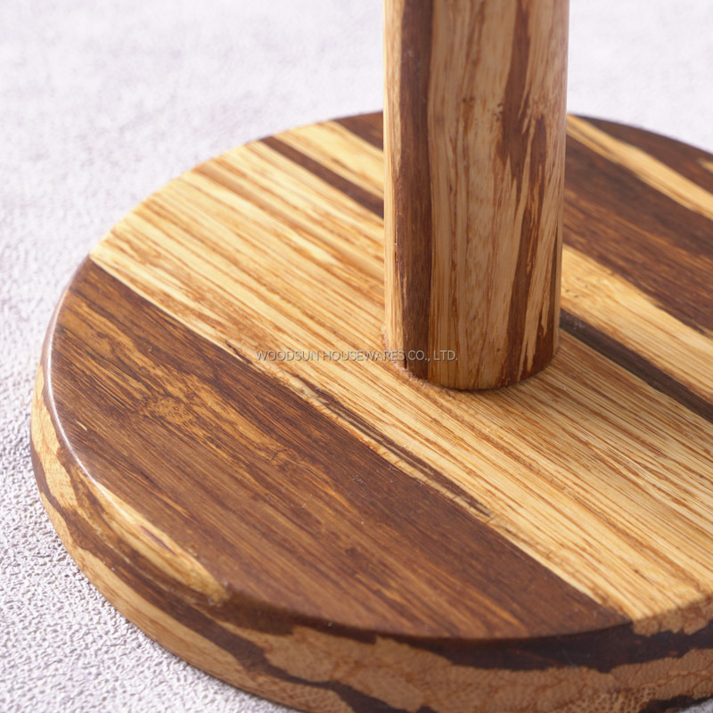 Woodsun Bamboo Kitchen Paper Towel Holder 2024