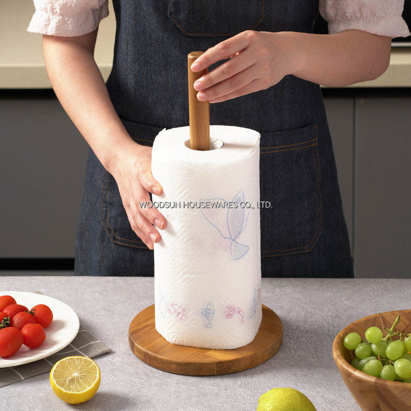 Woodsun Custom Wooden Paper Towel Holder