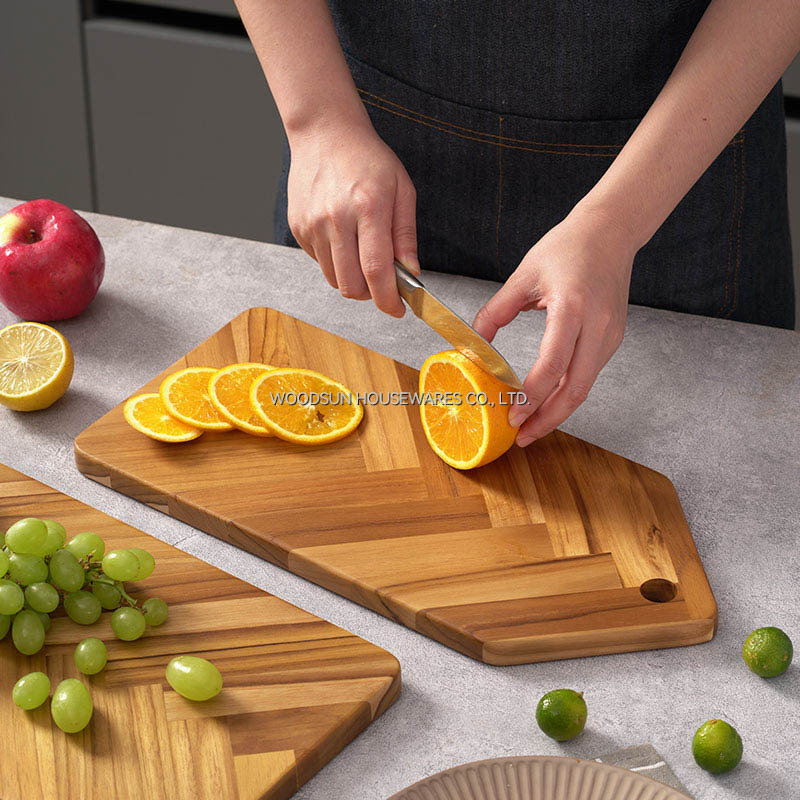 Woodsun Restaurant Hotel Custom Large Irregular Fruit Plate Serving Board