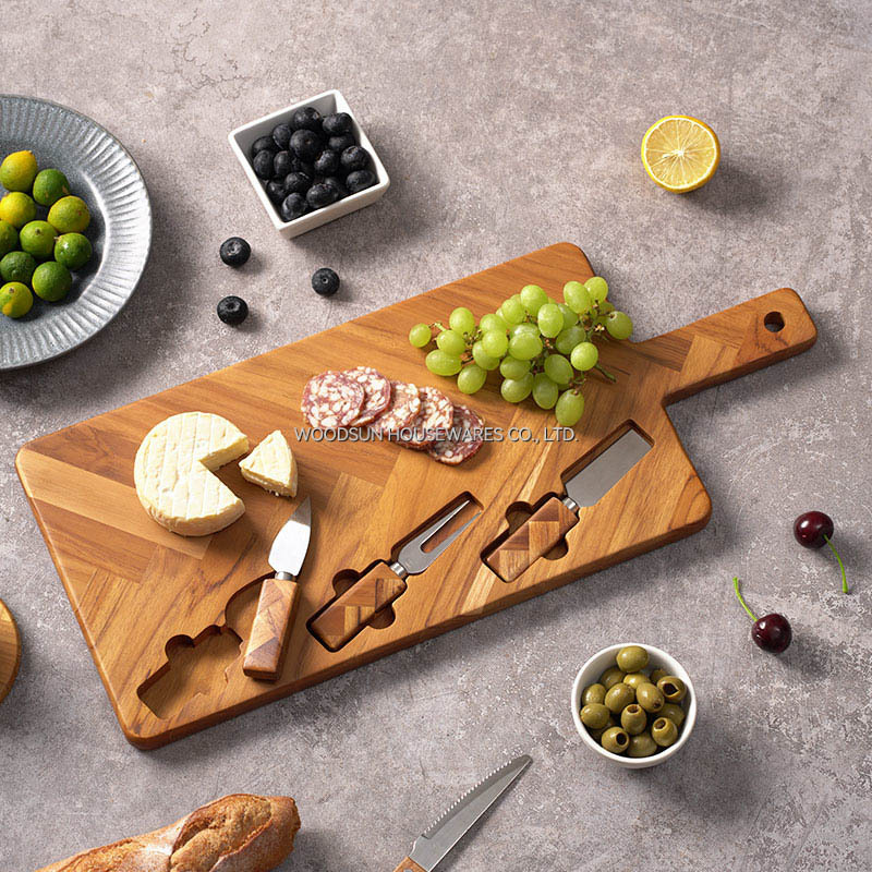 Woodsun Wooden Cheese Board Gifts Set