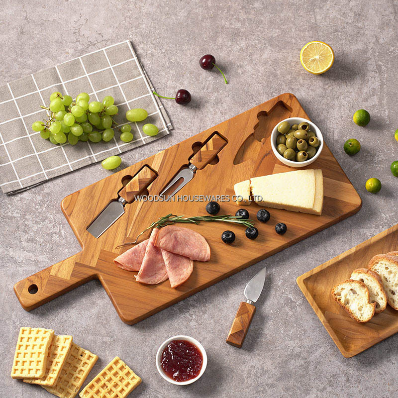 Woodsun Wooden Cheese Board Gifts Set