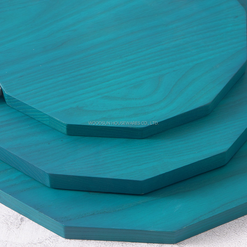 WOODSUN US Ash Wood Kitchen Wholesale Custom Cutting Board Pizza Serving Board