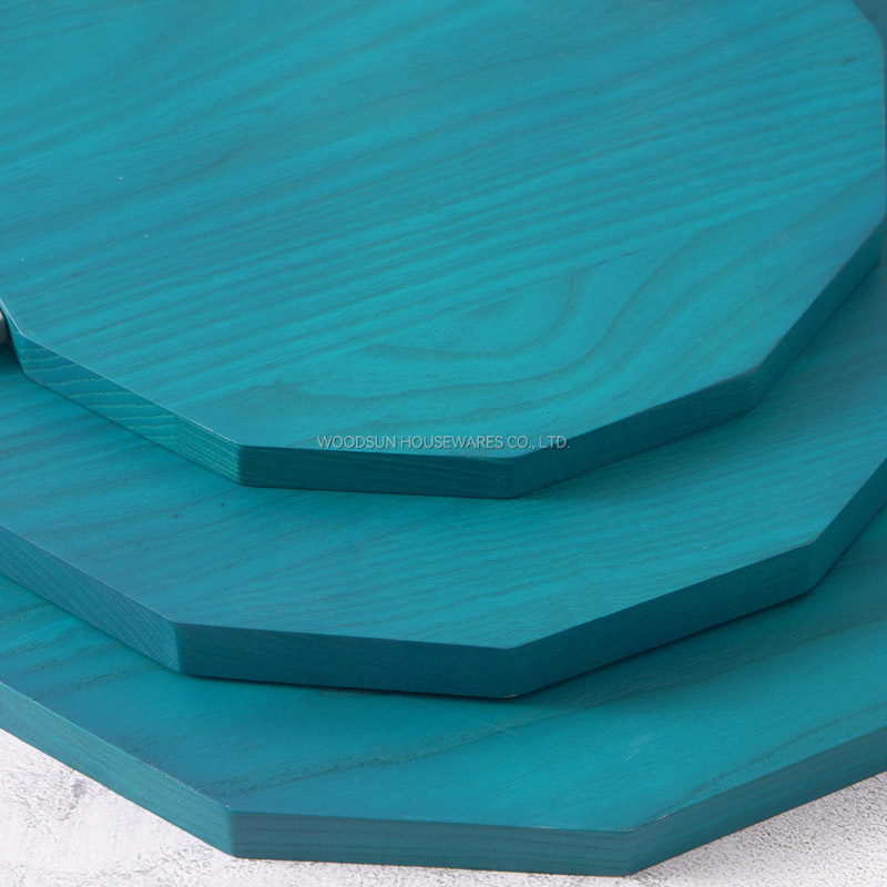 WOODSUN US Ash Wood Kitchen Wholesale Custom Cutting Board Pizza Serving Board