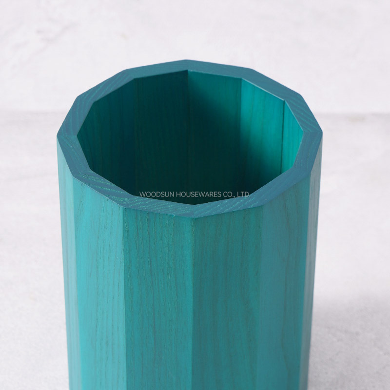 Woodsun Mediterranean Style Kitchen Utensil Holder Cooking Tools Spoon Cutlery Holder US Ash Wood