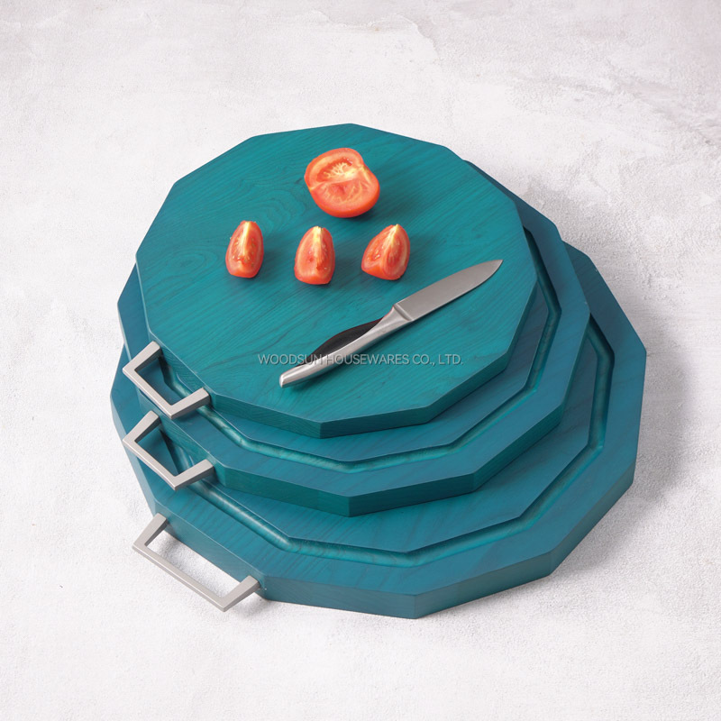 WOODSUN US Ash Wood Kitchen Wooden Cutting Board Serving Board