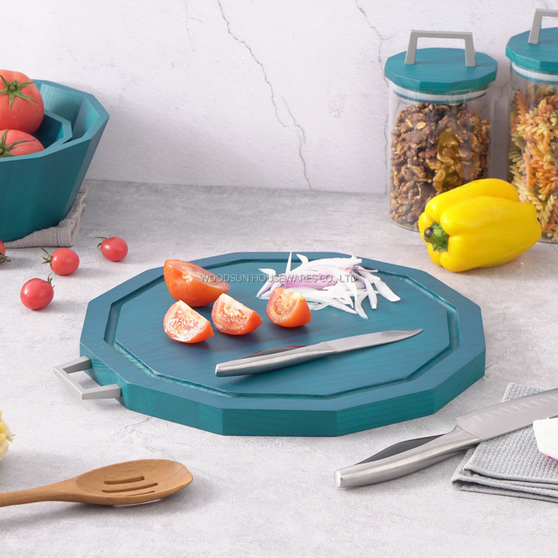 WOODSUN US Ash Wood Kitchen Wooden Cutting Board Serving Board