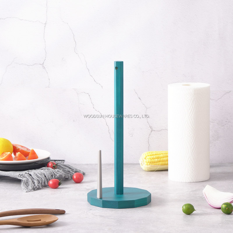 Woodsun US Ash Wood Custom 2024 Kitchen Simple Design Paper Towel Holder For Restaurant Napkin Holder