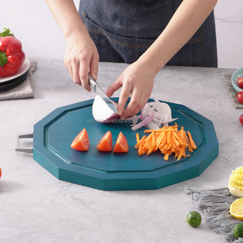 WOODSUN US Ash Wood Kitchen Wooden Cutting Board Serving Board