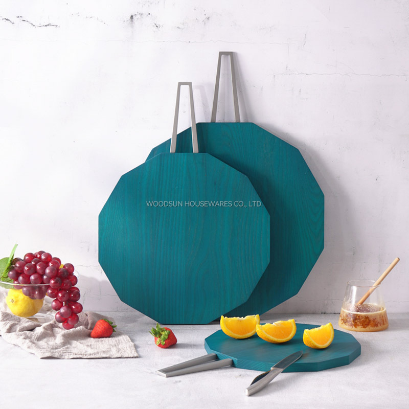WOODSUN US Ash Wood Kitchen Wholesale Custom Cutting Board Pizza Serving Board