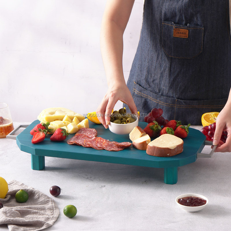 WOODSUN US Ash Wood Multifunctional Cutting Board Kitchen Custom Wooden Charcuterie Serving Board