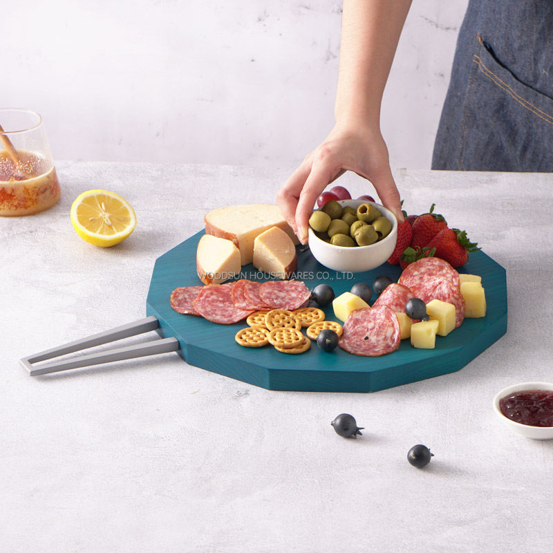 WOODSUN US Ash Wood Kitchen Wholesale Custom Cutting Board Pizza Serving Board