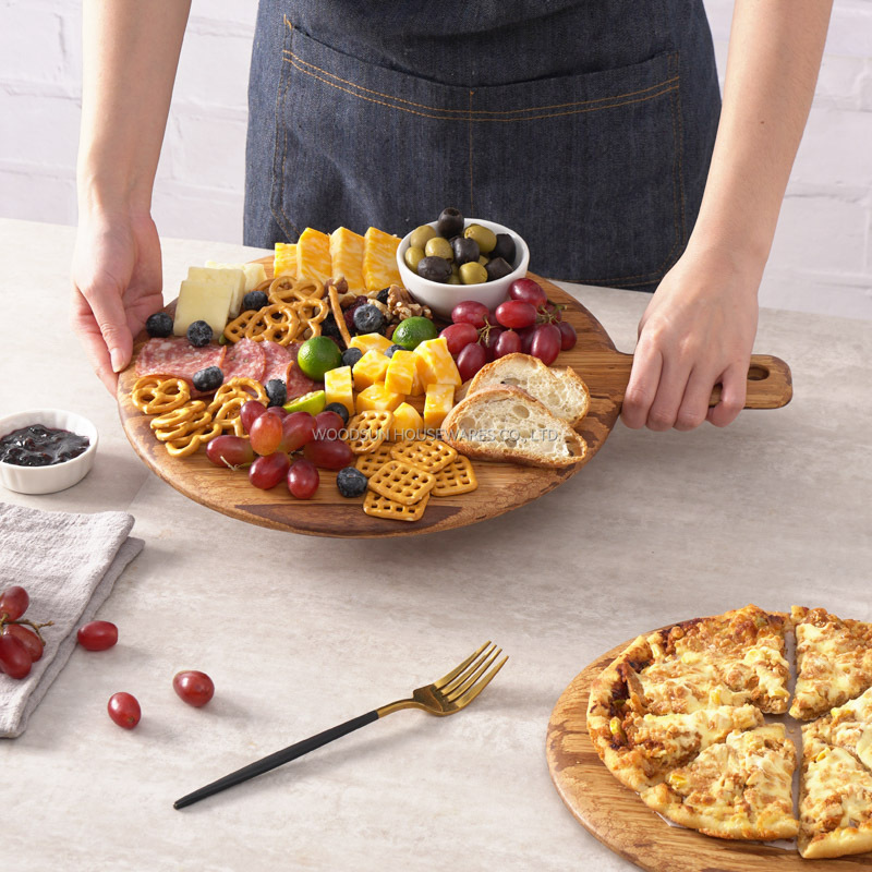 Woodsun ODM OEM Food Custom Cutting Board Bamboo Serving Board