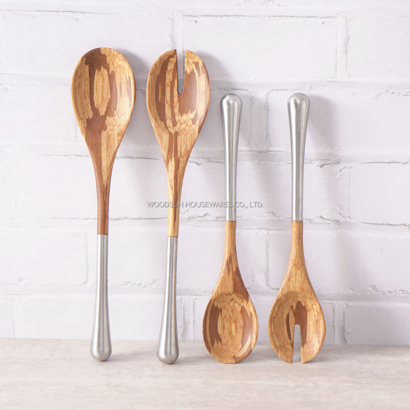 Woodsun Eco Friendly Kitchen Wares Set Private Label Cooking Utensil