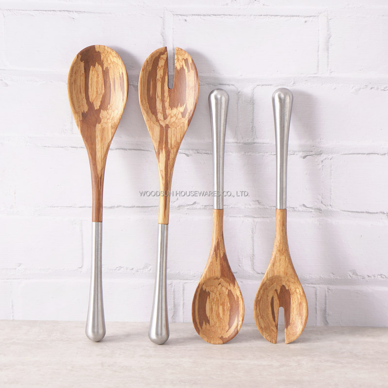 Woodsun Eco Friendly Kitchen Wares Set Private Label Cooking Utensil
