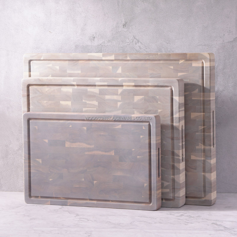 Woodsun Professional Supplier Custom Wood Acacia Cutting Board Kitchen For Fruit Food
