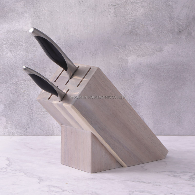 Woodsun Wooden Kitchen Knife Block Holder for Sale