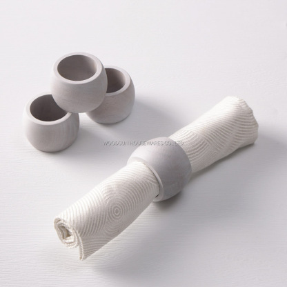 Woodsun New Kitchen Product 2025 Napkin Holders Rings Set for Commercial Use