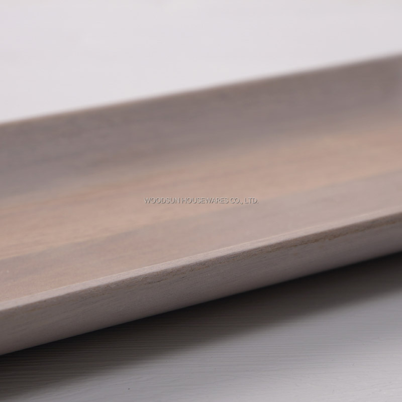 Woodsun Eco Friendly Appetizer Serving Plate Wooden Plate Wholesale for Sale