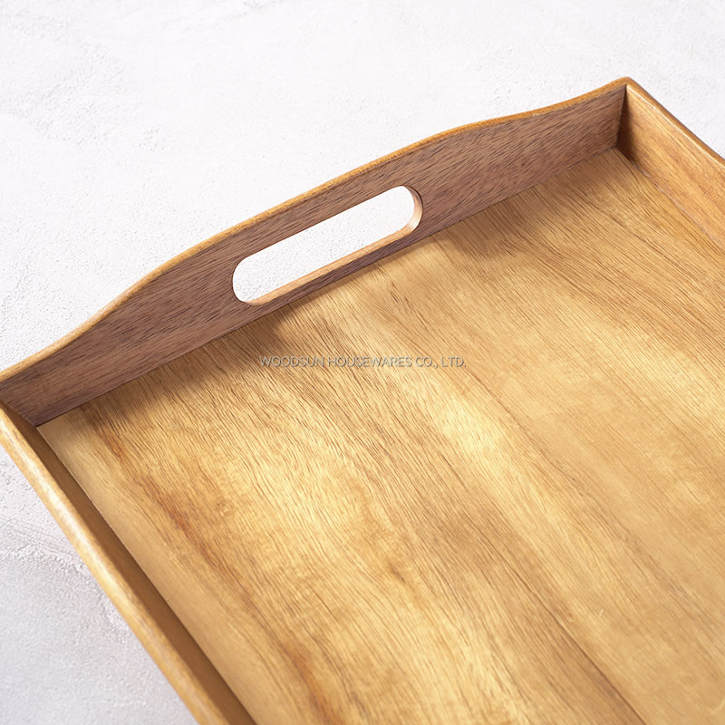 Woodsun Serving Plate Custom Serving Tray Decorate For Hotel Restaurant Commercial