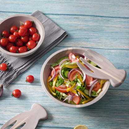 Woodsun Professional Supplier Multi Sizes Large Small Wood Bowl Salad