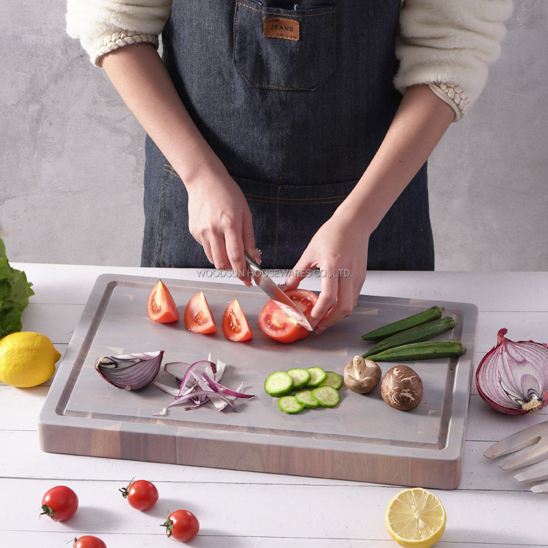 Woodsun Professional Supplier Custom Wood Acacia Cutting Board Kitchen For Fruit Food