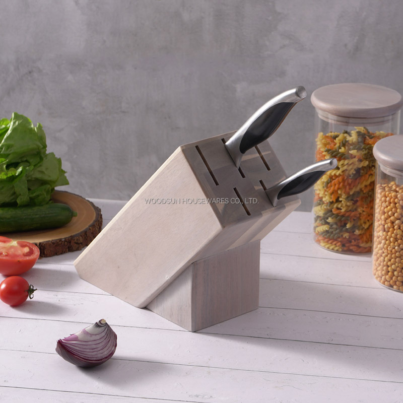 Woodsun Wooden Kitchen Knife Block Holder for Sale