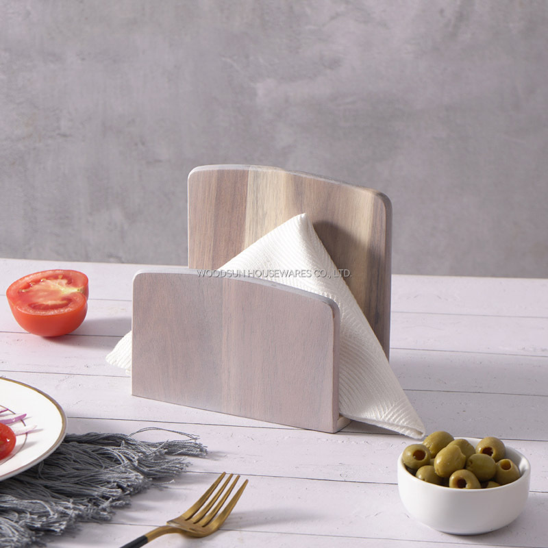 Woodsun 2025 Commercial Restaurant Napkin Holder Wood Modern