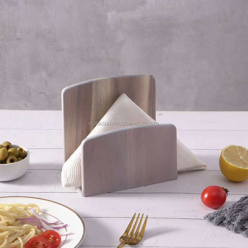 Woodsun 2025 Commercial Restaurant Napkin Holder Wood Modern