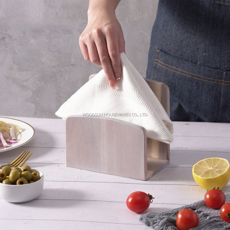 Woodsun 2025 Commercial Restaurant Napkin Holder Wood Modern