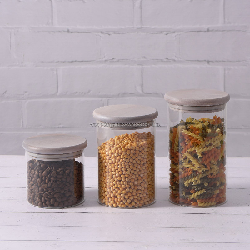 Woodsun High Quality Professional Made Kitchen Food Container Storage New