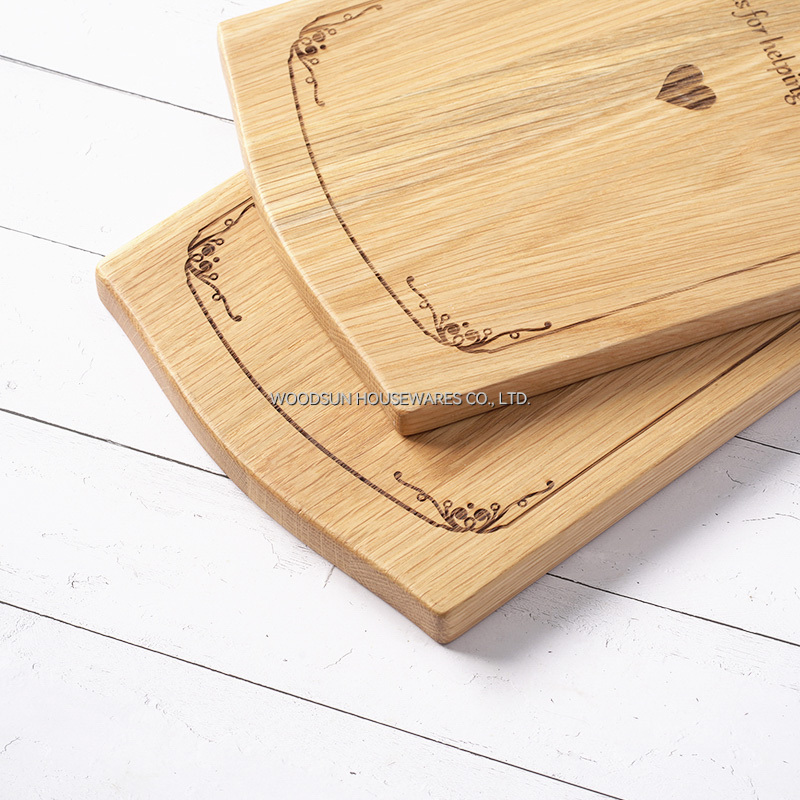 Woodsun Gift Mother's Day Strip Shaped Wood Tray Serving Board Serving Tray for Sale