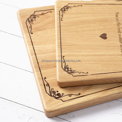 Woodsun Mother's Day Gift Custom Wood Serving Board Tray Serving