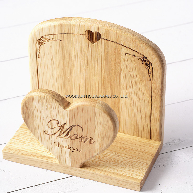 Woodsun Mothers Day Gift Wooden Napkin Holder Luxury Tissue Box