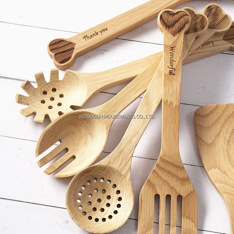 Woodsun Kitchen Accessories Utensils Cutlery Spoon Wooden 2025 Gift