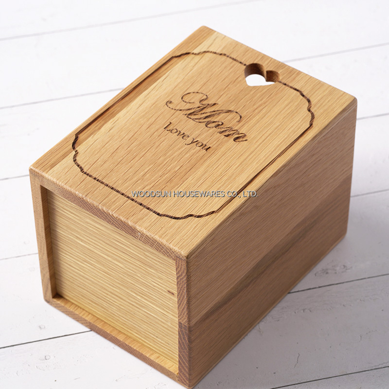 Woodsun OEM ODM Rubber Wooden Box Utensils Set for Kitchen Tools