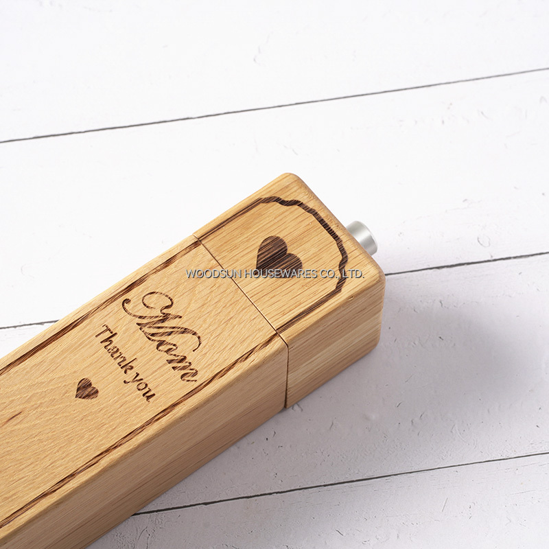 Woodsun Wood Salt and Wooden Pepper Grinders Manuals