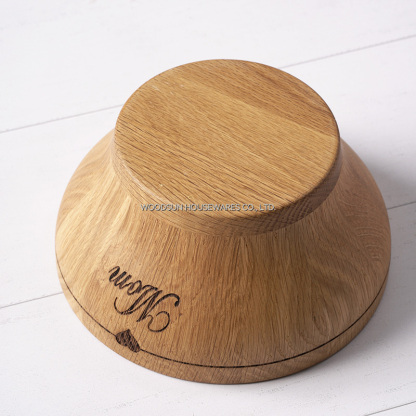 Woodsun ODM OEM Custom Mixing Wood Salad Bowl Food for Mother's Day Gift