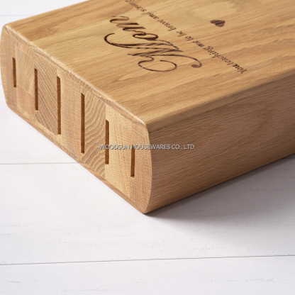 Woodsun Gife Mother's Day Kitchen Knife Holder Drawer Wood