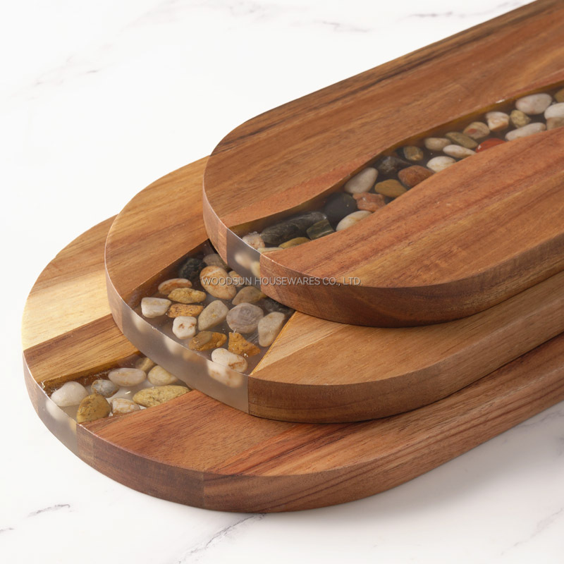 Woodsun 2025 NEW Products Original Ecological Stone Custom Serving Board Wood