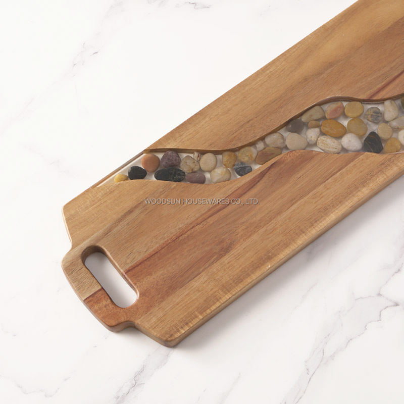 Woodsun 2025 NEW Original Ecological Stone Acacia Wood Custom Wholesale Long Serving Board