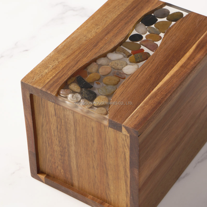 Woodsun Custom Logo Wooden Utensil Holders For Kitchen