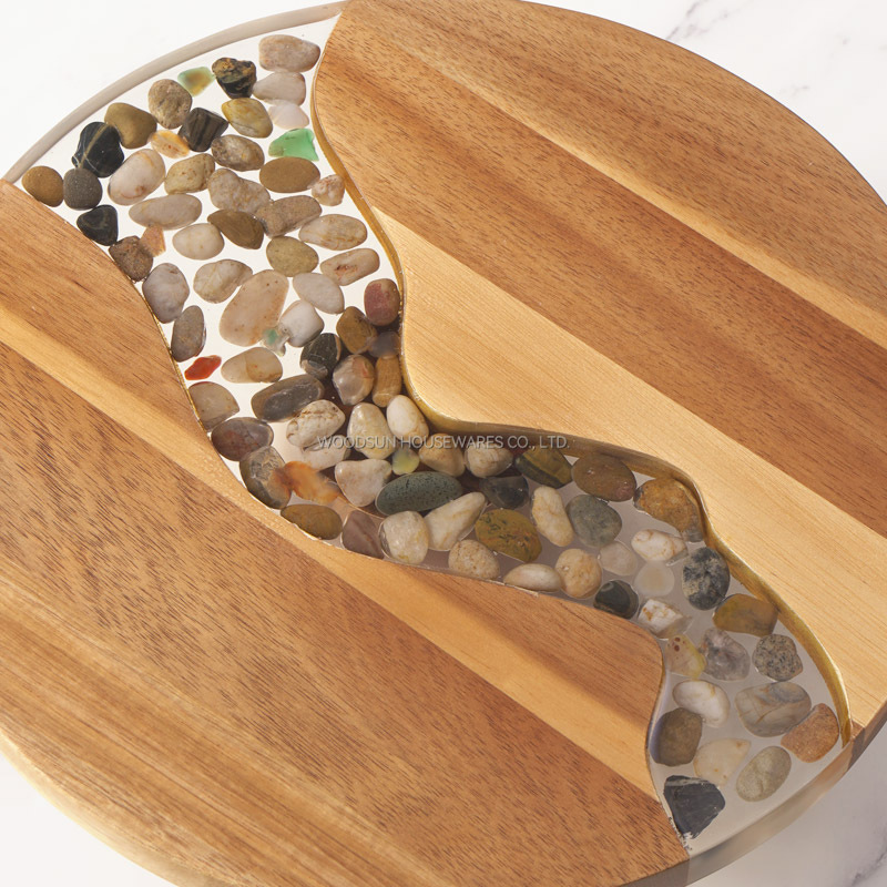 Woodsun Custom Manufacturer Wood Leg Cake Plate Stand Wedding