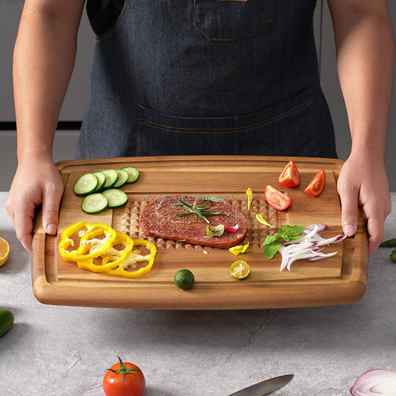 Woodsun Wooden Steak Kitchen Cutting Board Wholesale Factory