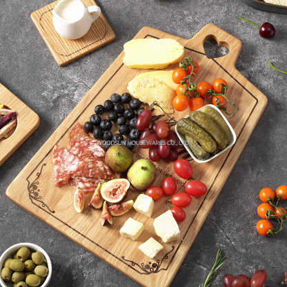 Woodsun Mother's Day Gift Custom Wood Serving Board Tray Serving