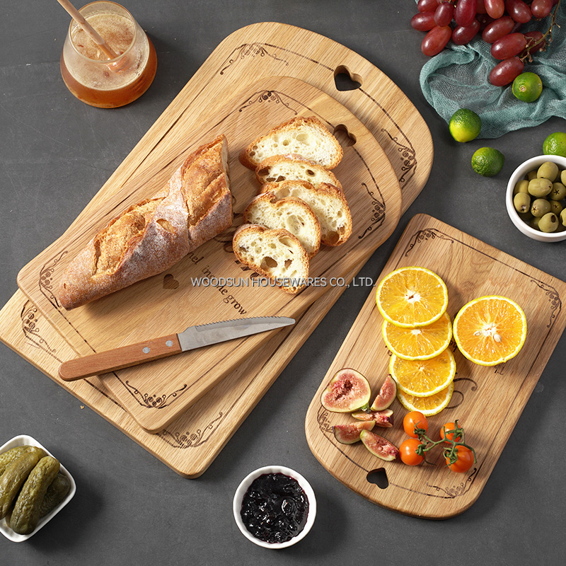 Woodsun Mother's Day Gift Custom Wood Cutting Board Wooden Chopping Board Engrave