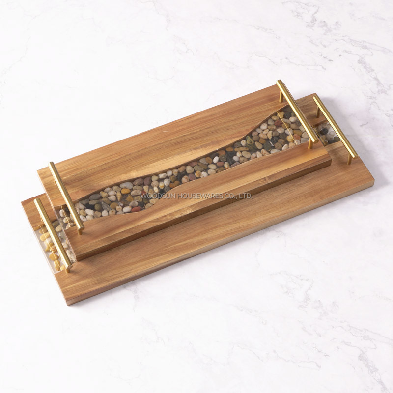 Woodsun Factory New Wooden Fast Food Trays Serving China