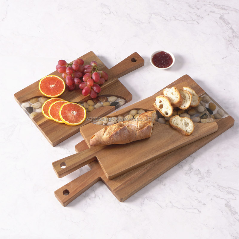 Woodsun NEW Food Cutting Board Acacia Wooden Boards For Serving