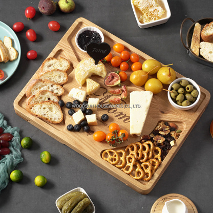 Woodsun Mother's Day Gift Wholesale Box Cheese Wooden Cheese Board Set