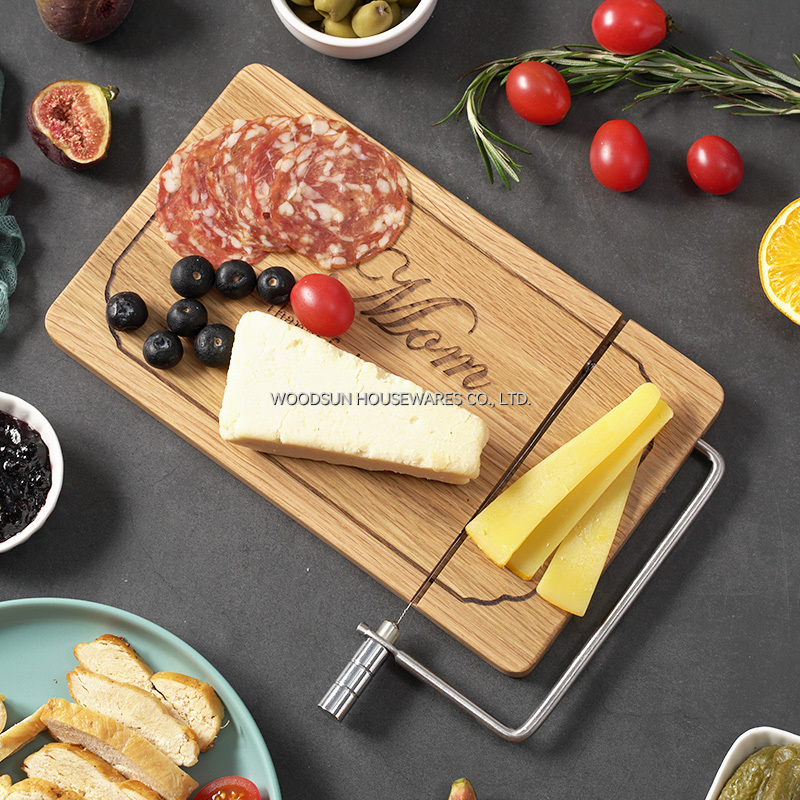 Woodsun Mother's Day Gift Cheese Board Suppliers Manufacturers Cutter for Cheese Butter